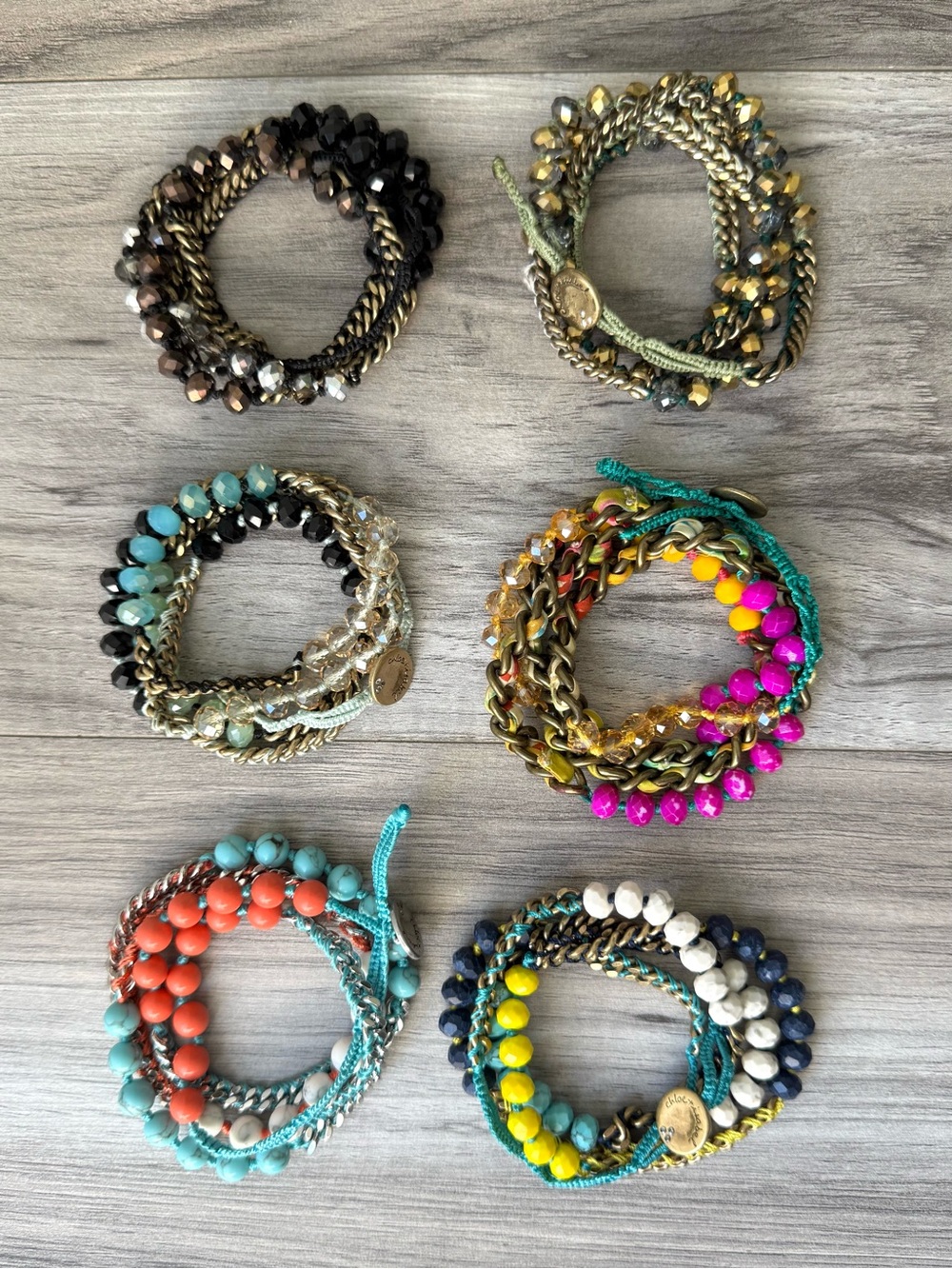 Chloe + Isabel Boho Multi-Strand Beaded Wrap Bracelets